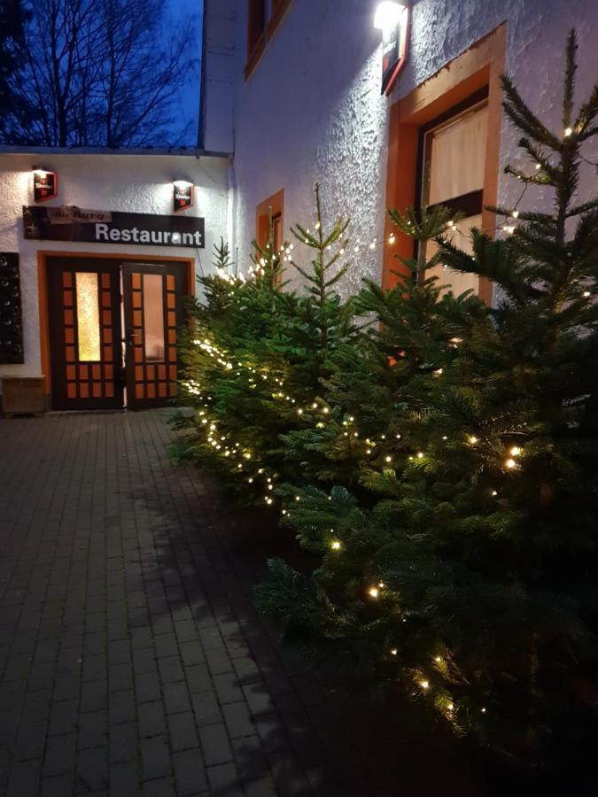 Pension Und Restaurant Die Burg Ehrenfriedersdorf Dış mekan fotoğraf